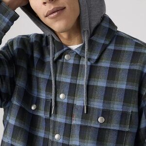 Francisco Sherpa Flannel Heavy Shirt Jacket